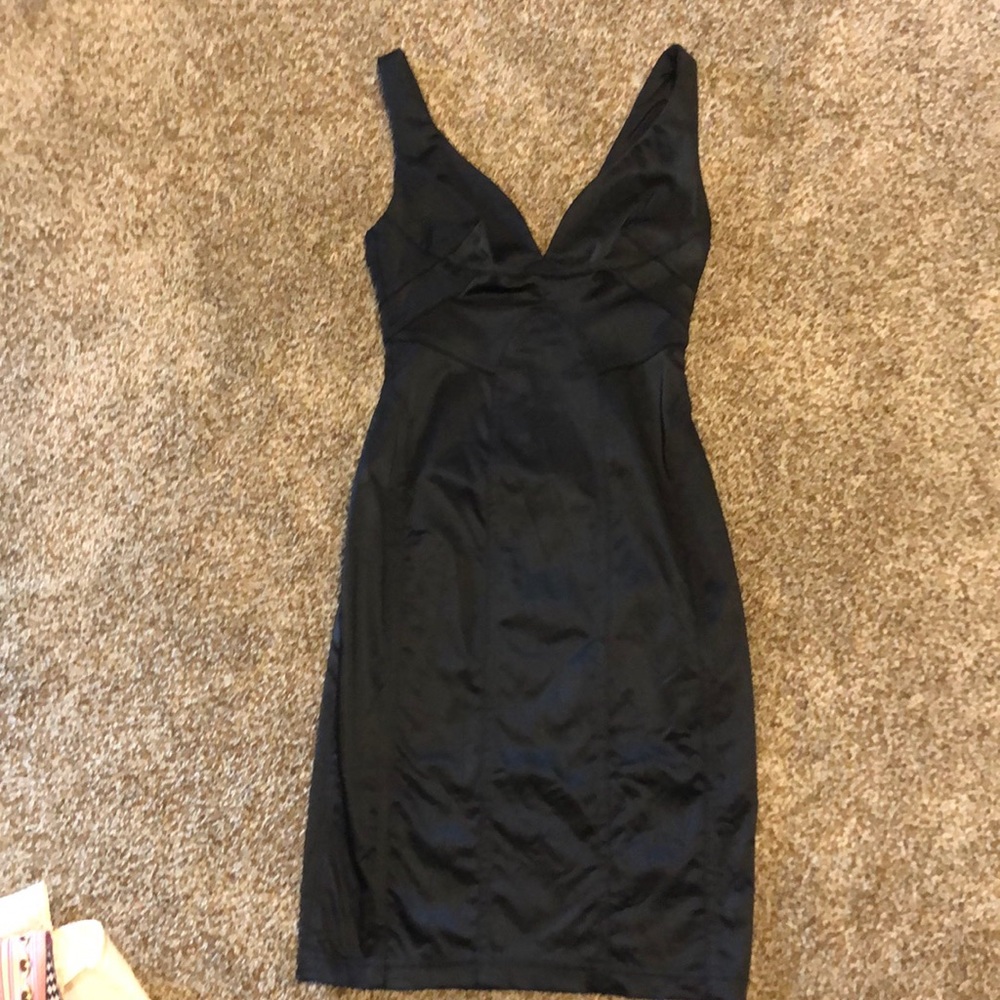 David Meister black cocktail dress